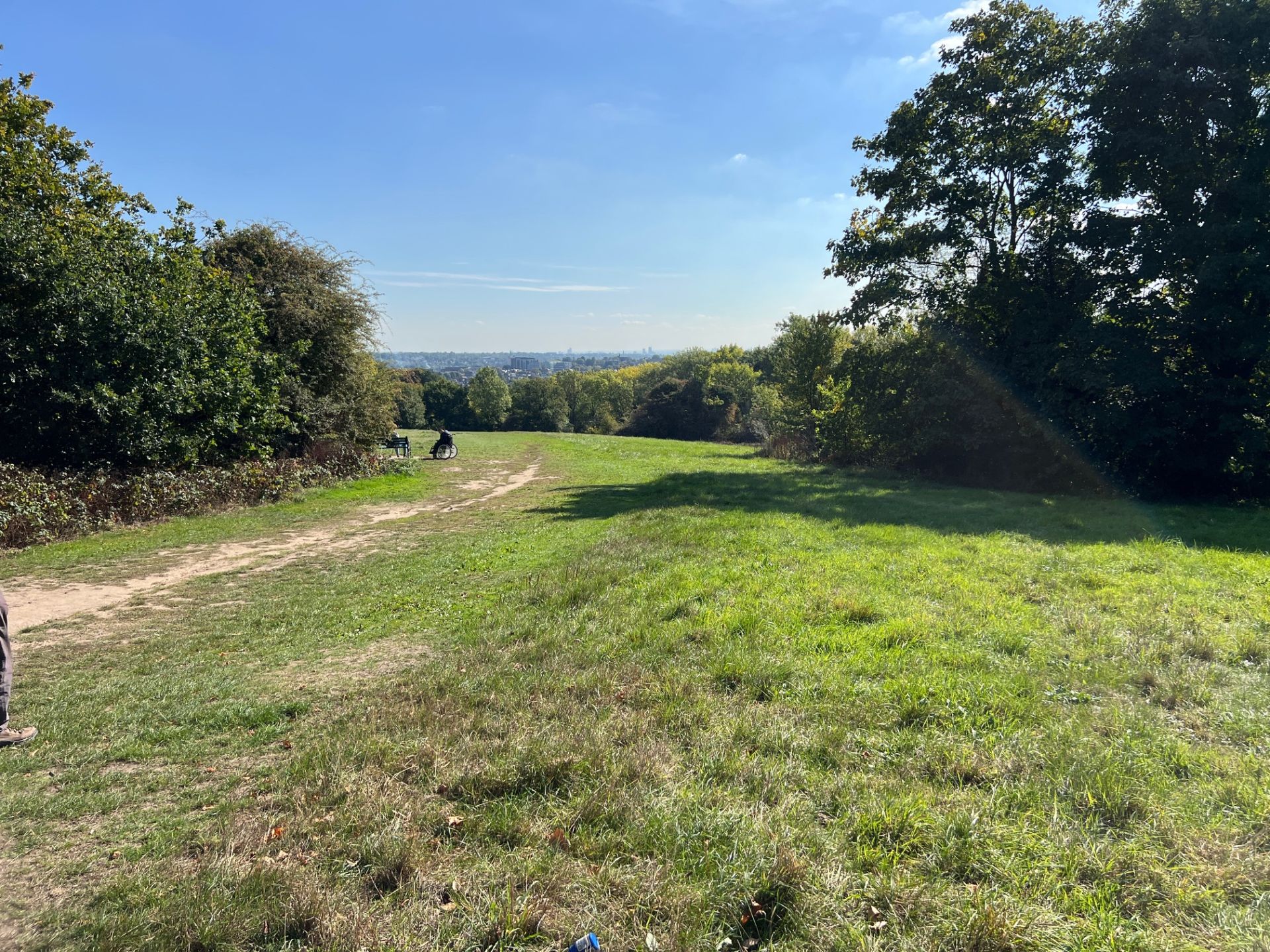 View from Hadley over London